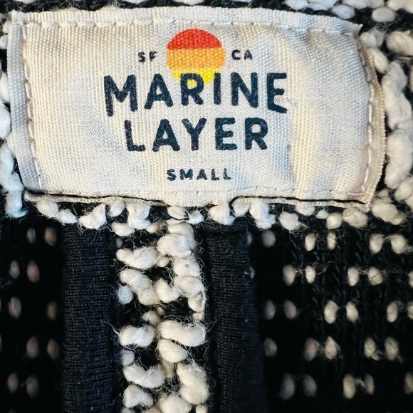 MARINE LAYER BIRDSEYE OPEN CARDIGAN WOMEN’S SIZE SMALL - Picture 10 of 10